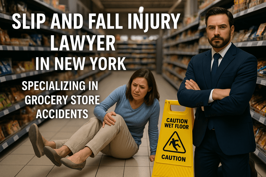  slip and fall injury lawyer in New York specializing in grocery store accidents