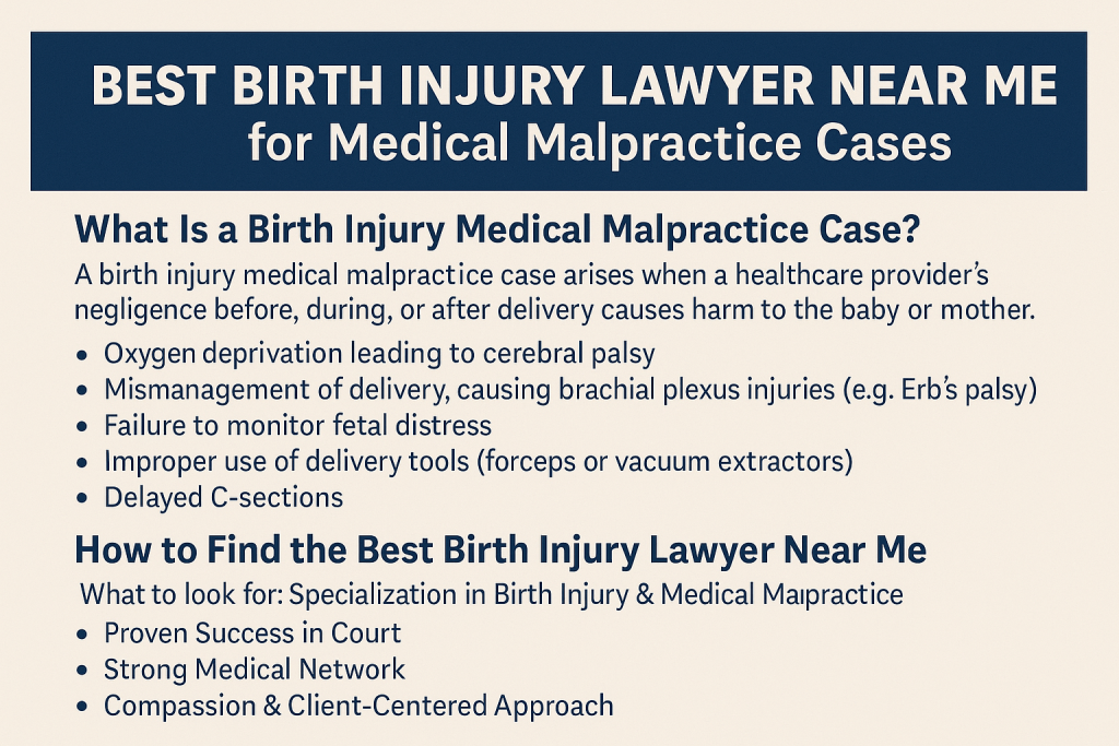 best birth injury lawyer near me