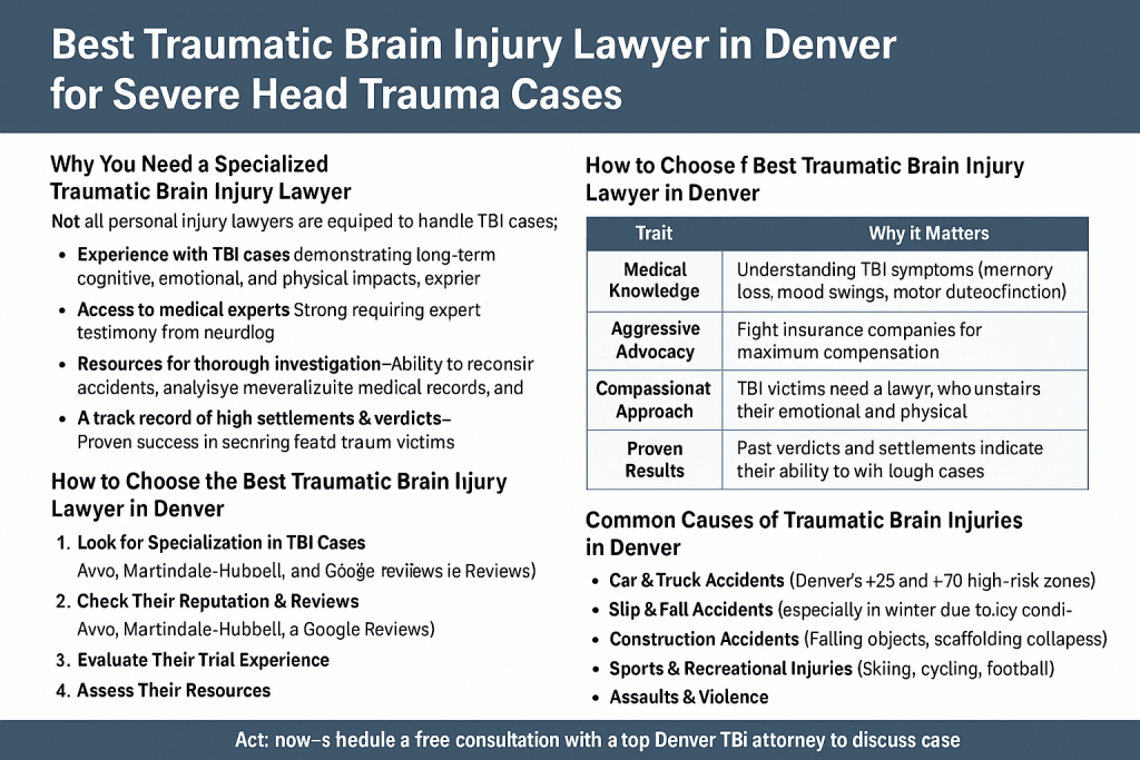 best traumatic brain injury lawyer in Denver
