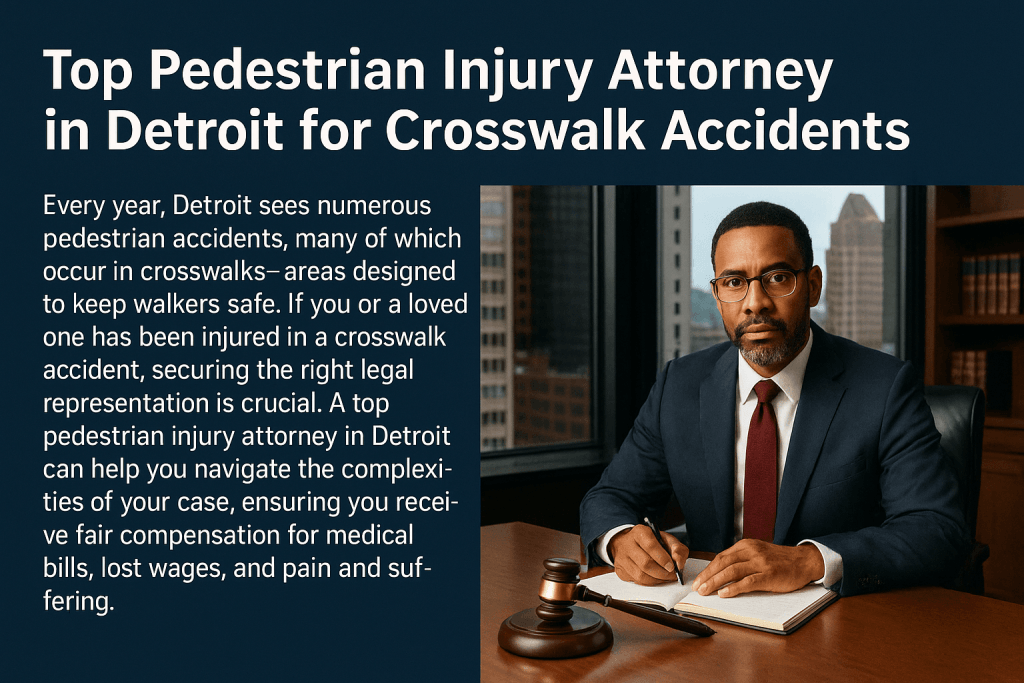 Top Pedestrian Injury Attorney in Detroit for Crosswalk Accidents 3 top pedestrian injury attorney in Detroit