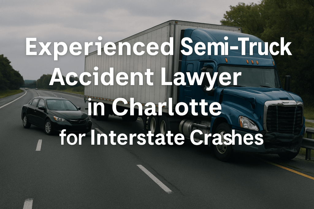 Experienced Semi-Truck Accident Lawyer in Charlotte for Interstate Crashes 2 experienced semi-truck accident lawyer in Charlotte