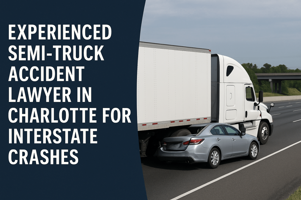 Experienced Semi-Truck Accident Lawyer in Charlotte for Interstate Crashes 3 experienced semi-truck accident lawyer in Charlotte