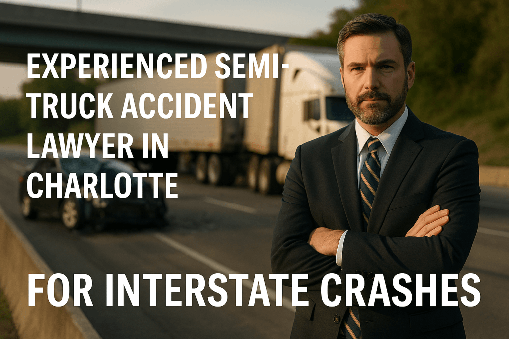 Experienced Semi-Truck Accident Lawyer in Charlotte for Interstate Crashes 4 experienced semi-truck accident lawyer in Charlotte