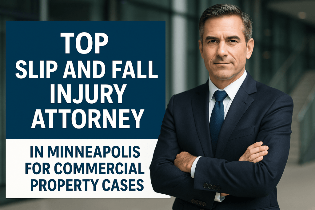 top slip and fall injury attorney in Minneapolis for commercial property cases