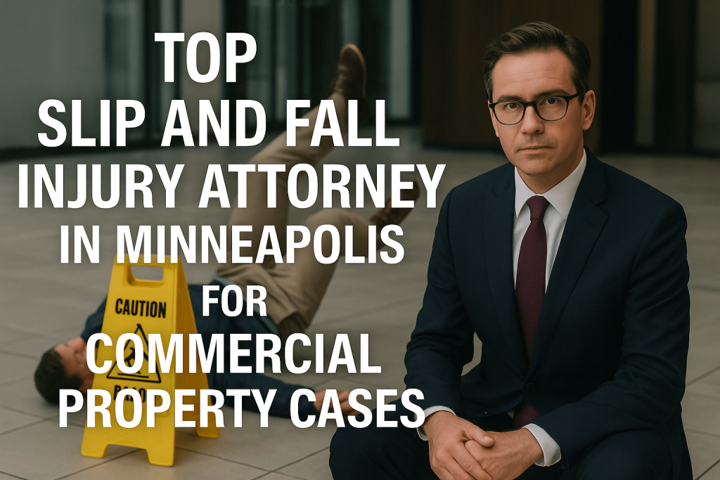 top slip and fall injury attorney in Minneapolis for commercial property cases