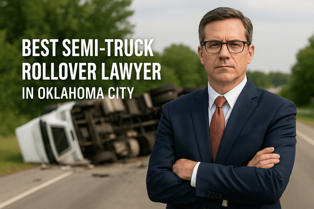 best semi-truck rollover lawyer in Oklahoma City for cargo accident cases 