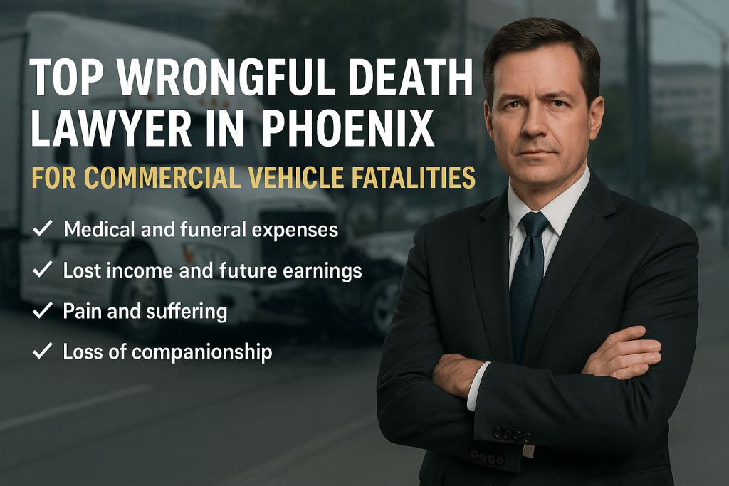 top wrongful death lawyer in Phoenix for commercial vehicle fatalities
