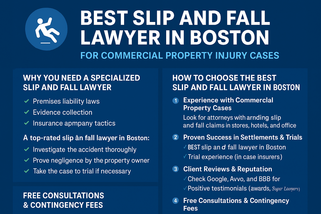 best slip and fall lawyer in Boston